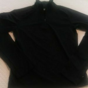 Long sleeve zipper workout shirt